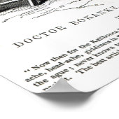 Doctor Bokanky, de straatherbalist Poster (Hoek)