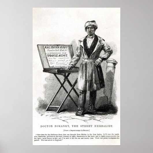 Doctor Bokanky, de straatherbalist Poster (Voorkant)