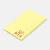 Doctor Brain-weefsel Luisteren naar muziek Post-it® Notes (Schuin)