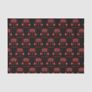 Doctor Brain-weefsel Luisteren naar muziek Tissuepapier