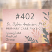 Doctor Business Sign Venster Cling Decal (Vel 2)
