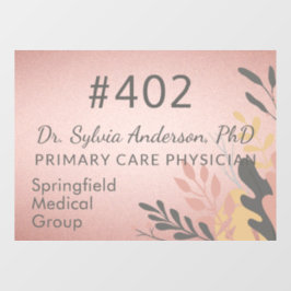 Doctor Business Sign Venster Cling Decal