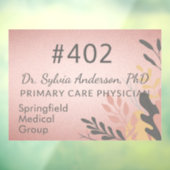 Doctor Business Sign Venster Cling Decal (Vel 3)