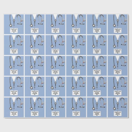 Doctor cadeau inpakpapier (Vlak)