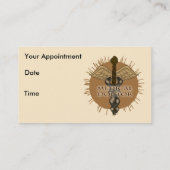 Doctor Caduceus Afsprakenkaartje (Achterkant)