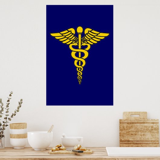 Doctor Caduceus Poster (Keuken)