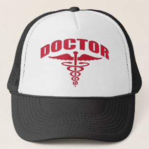 Doctor Caduceus Red Trucker Pet