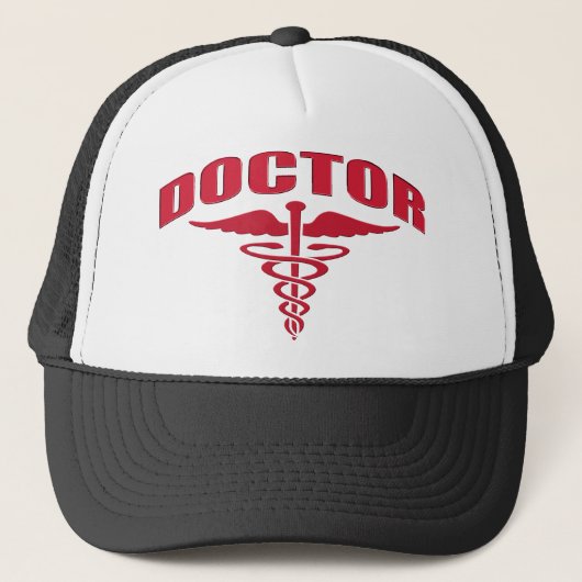 Doctor Caduceus Red Trucker Pet (Voorkant)