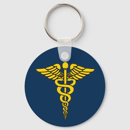Doctor Caduceus Sleutelhanger (Voorkant)