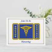 Doctor Caduceus Uitnodiging tot uittreding uit het (Staand voorkant)