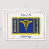 Doctor Caduceus Uitnodiging tot uittreding uit het (Voorkant / Achterkant)