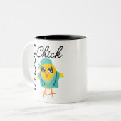 Doctor Chick Tweekleurige Koffiemok (Voorkant links)