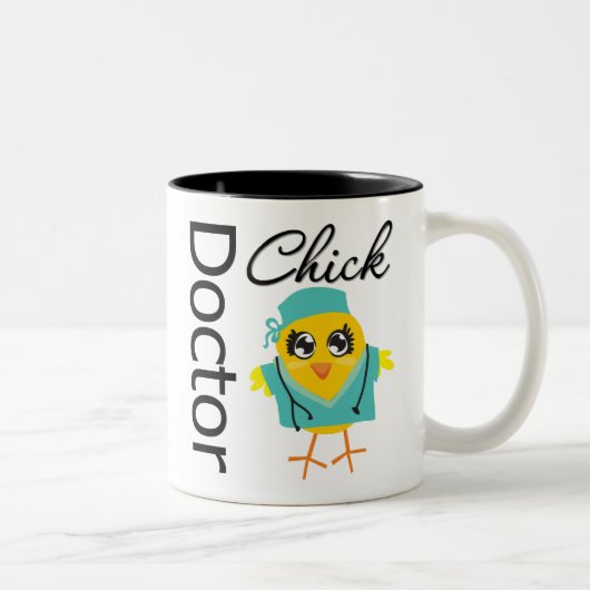 Doctor Chick Tweekleurige Koffiemok (Rechts)