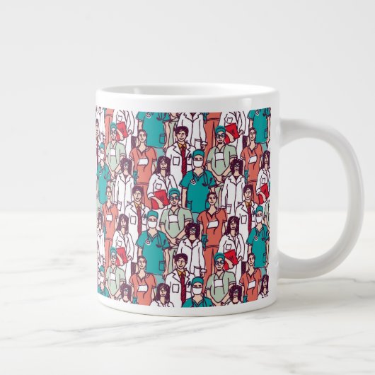 Doctor & chirurg Patroon Grote Koffiekop (Rechts)