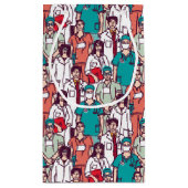 Doctor & chirurg Patroon Klein Cadeauzakje (Achterkant)