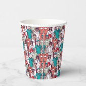 Doctor & chirurg Patroon Papieren Bekers (Rechts)