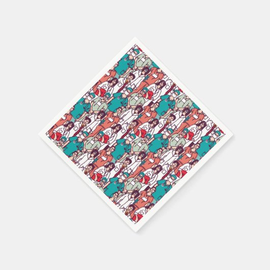 Doctor & chirurg Patroon Servet (Hoek)