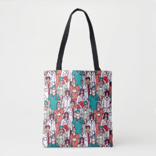 Doctor & chirurg Patroon Tote Bag