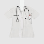 Doctor Christmas Collectible Ornament (achterkant)