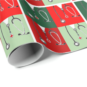 Doctor Christmas Holiday Gift Cadeaupapier