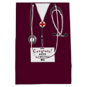 Doctor Congrats Medium Gift Bag Cadeauzakje (Achterkant)