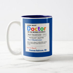 Doctor Custom Best Tweekleurige Koffiemok