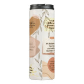Doctor Daily Positive Affirmations Thermal Tumbler Thermosbeker (Achterkant)