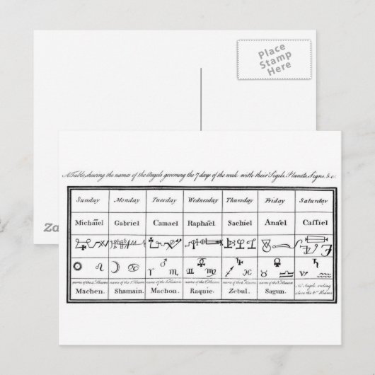 Doctor Dee's Angels Briefkaart (Voorkant / Achterkant)