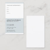 Doctor Dentist Elegant Modern Appointinder Afsprakenkaartje (Voorkant / Achterkant)