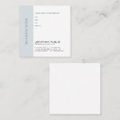 Doctor Dentist Therapist Chic Appointinder Afsprakenkaartje (Voorkant / Achterkant)