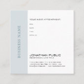 Doctor Dentist Therapist Chic Appointinder Afsprakenkaartje (Voorkant)