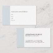 Doctor Dentist Therapist Chic Appointinder Afsprakenkaartje (Voorkant / Achterkant)