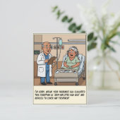Doctor Diagnosis With Spotted Patient Get Well Briefkaart (Staand voorkant)