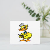 Doctor Duck Briefkaart (Staand voorkant)