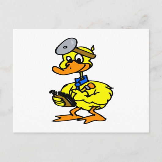 Doctor Duck Briefkaart (Voorkant)