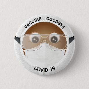 Doctor Emoji   Afrikaans-Amerikaanse Ronde Button 5,7 Cm