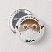 Doctor Emoji | Afrikaans-Amerikaanse Ronde Button 5,7 Cm (Voorkant /achterkant)
