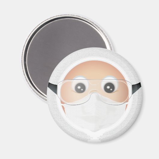 Doctor Emoji Magneet (Voorkant / Achterkant)