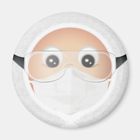 Doctor Emoji Magneet (Voorkant)