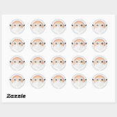 Doctor Emoji Ronde Sticker (Vel)