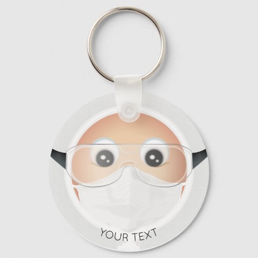 Doctor Emoji Sleutelhanger (Voorkant)