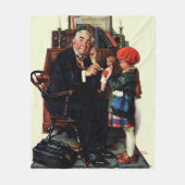 Doctor en de Doll Fleece Deken (Voorkant)