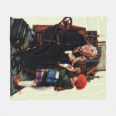 Doctor en de Doll Fleece Deken (Voorkant (Horizontaal))