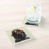 Doctor en de Doll Glazen Onderzetter (Schuin)