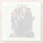 Doctor en de Doll Glazen Onderzetter (Achterkant)