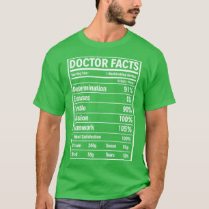 Doctor Facts Doctor Gift Doctor T Shirt Gift voor
