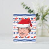 Doctor Fauci Kerstmis Briefkaart (Staand voorkant)