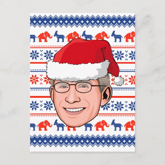 Doctor Fauci Kerstmis Briefkaart (Voorkant)
