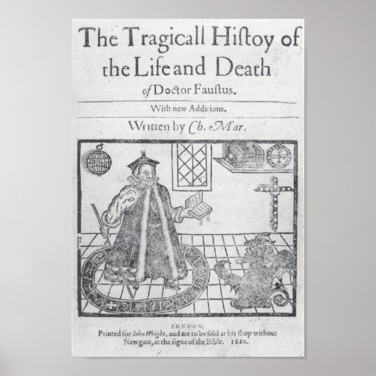 Doctor Faustus Poster (Voorkant)