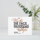 Doctor Faustus Quote Briefkaart (Staand voorkant)